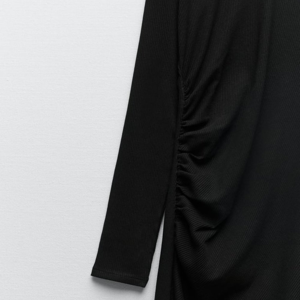 Zara RUCHED DRESS - Picture 3 of 8